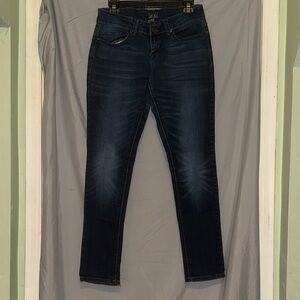 Dots Dark Blue Skinny Jeans